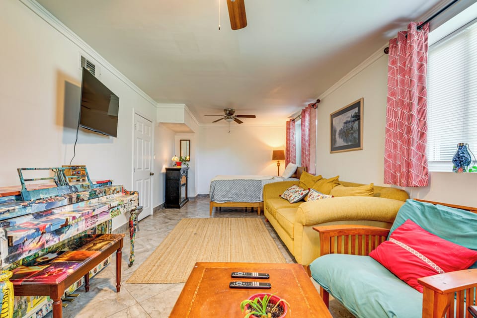 East Point Vacation Rental | 1BR | 1BA | 500 Sq Ft | Step-Free Entry