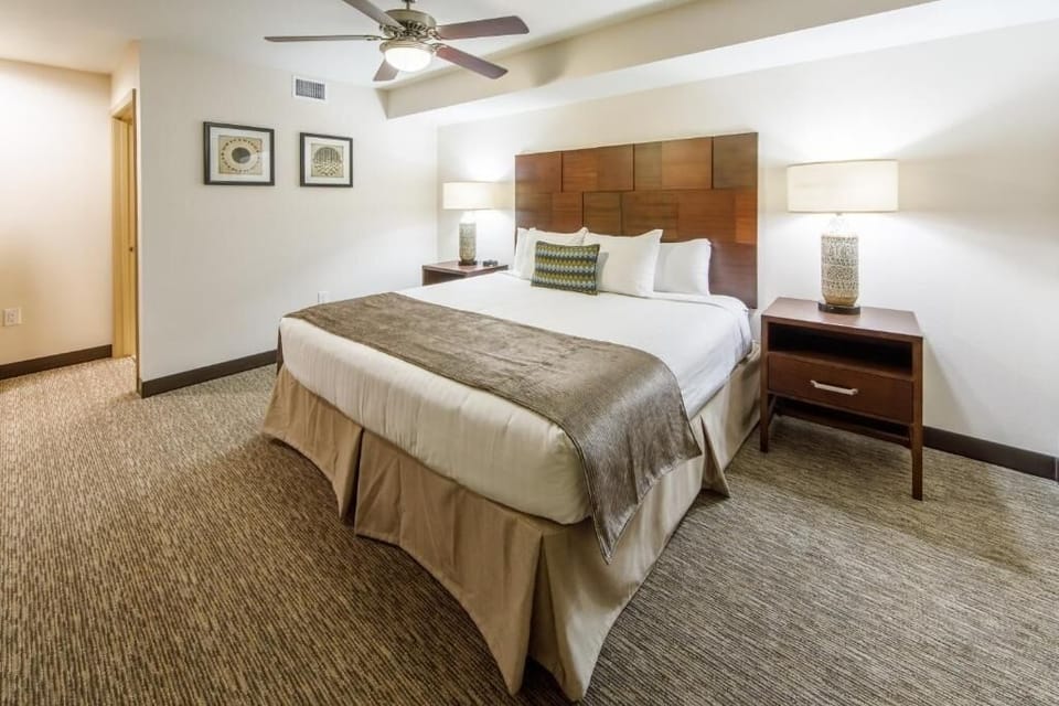 Sink into crisp linens and drift off in comfort.