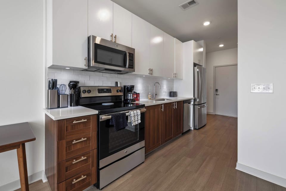 Fully equipped kitchen