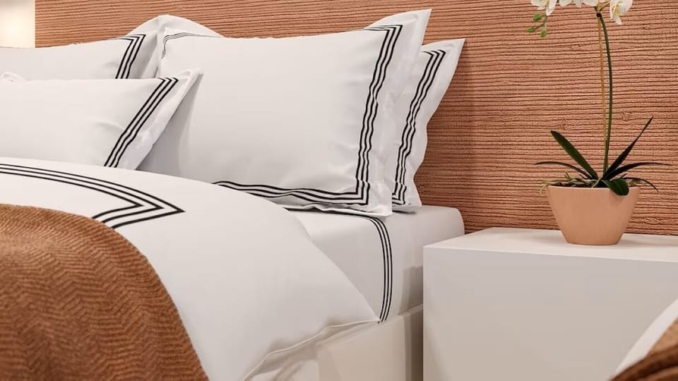 Sink into plush pillows and enjoy boutique-hotel softness nightly.