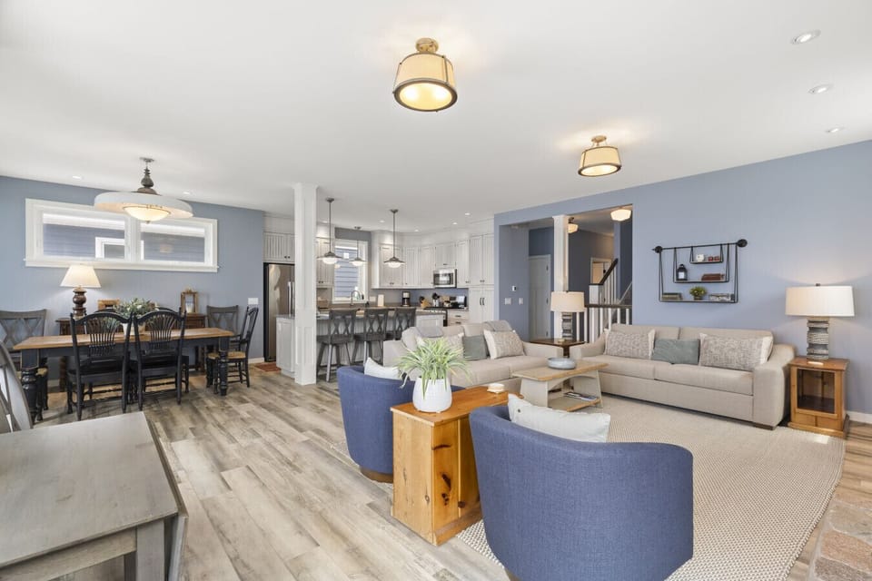 Living room and social area