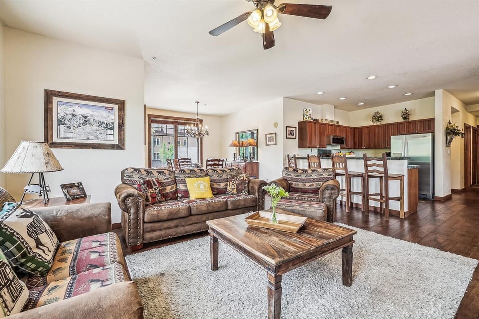 Living Area - Main Street Station 3305 - Breckenridge Vacation Rental