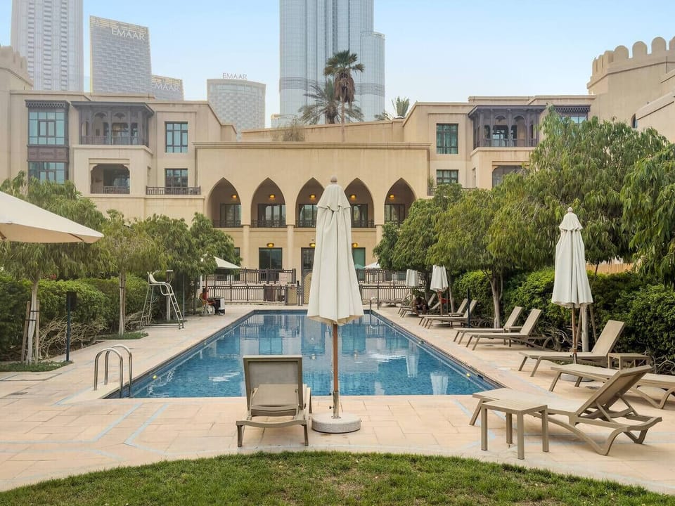 Pool Paradise: Dive into relaxation with stunning views and elegant lounging spots!
