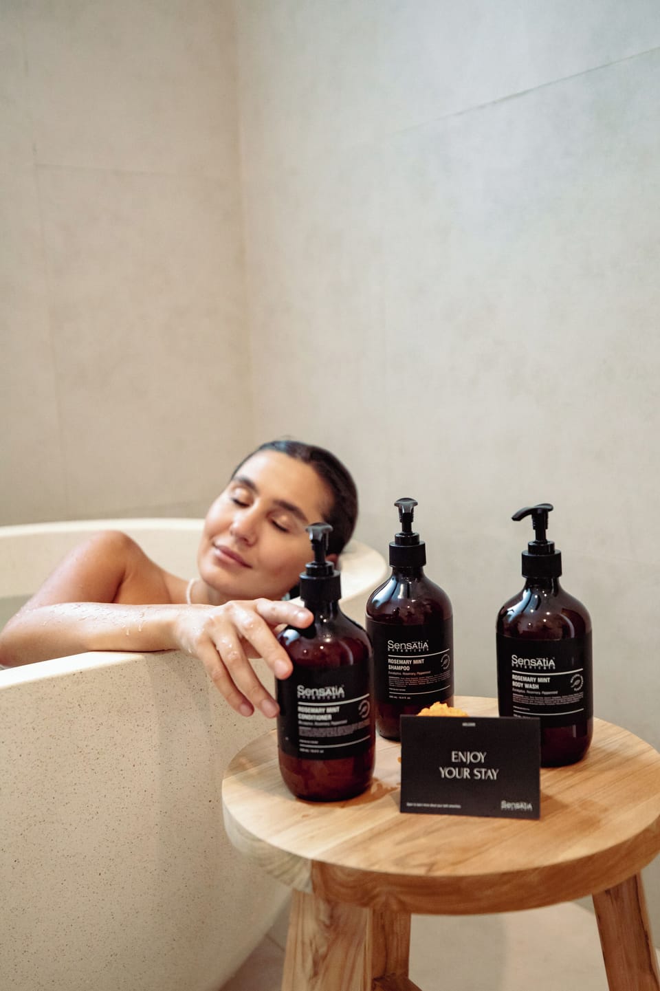 Sensatia Rosemary and Mint eco-friendly toiletries