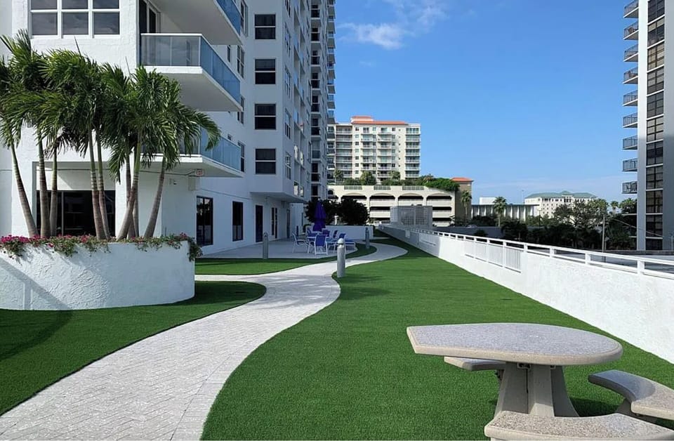 Outside grounds on site