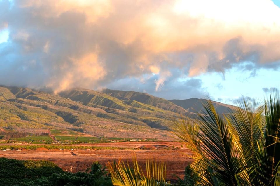 The ocean to the right and the West Maui Mountains to your left - the best of both worlds. HKH-516