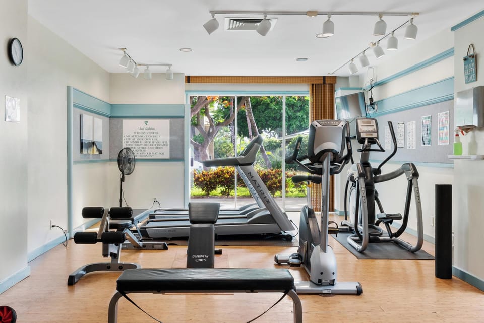 Fitness center for guest use