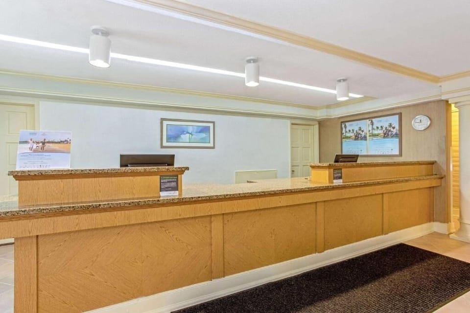 Arrive smoothly with a spacious front desk check-in area.