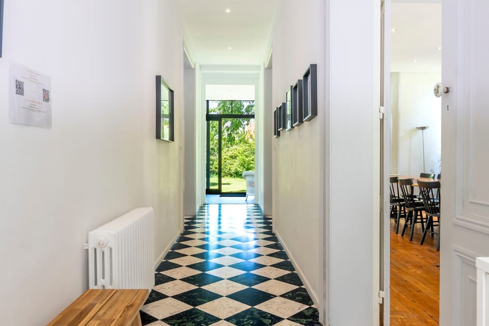 L'entrée du Duplex d'Hélios : le couloir du rez de chaussée