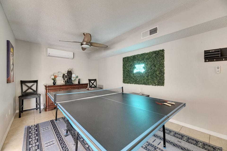 Ping Pong Table off of 2nd Living Room