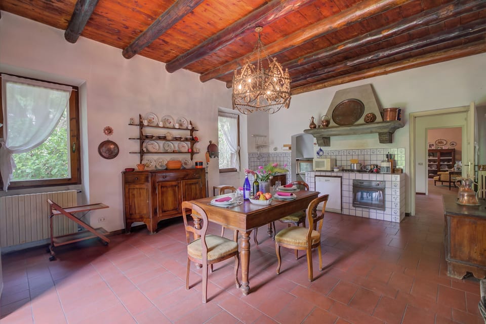 Kitchen and dining area