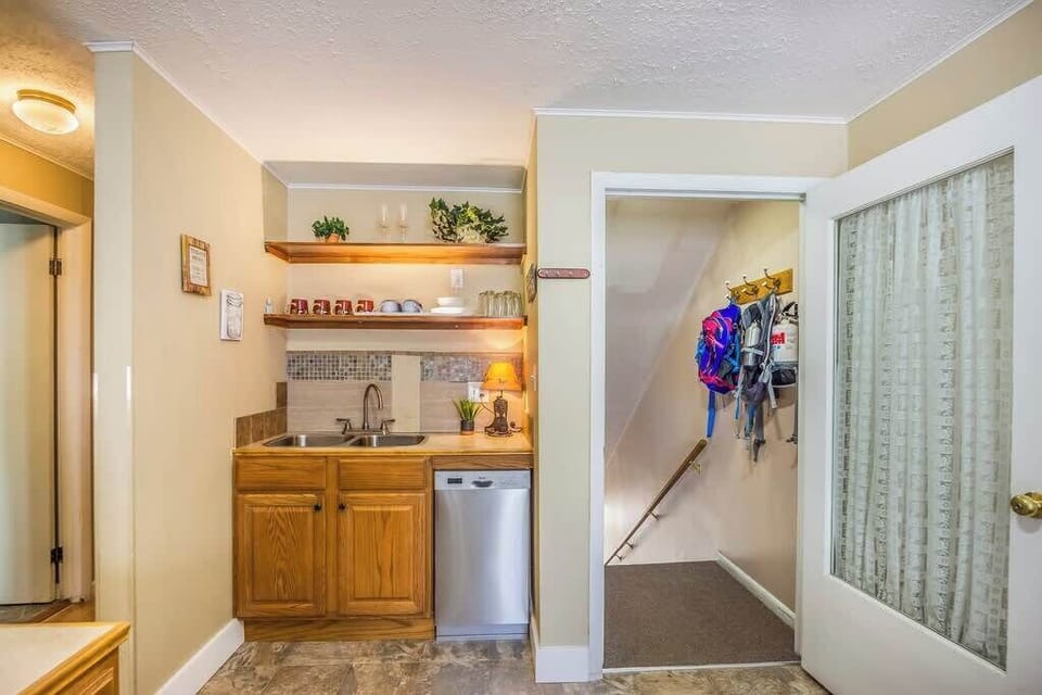 Kitchen and entry