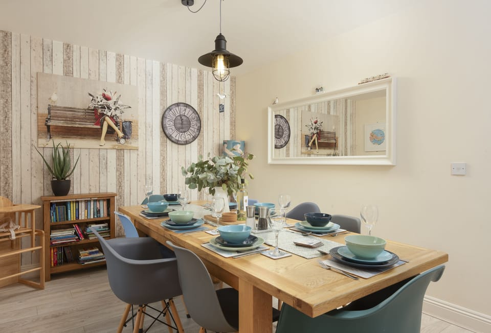 Puffin Way, Lelant. Ground floor: Enjoy family dinners and games around the table