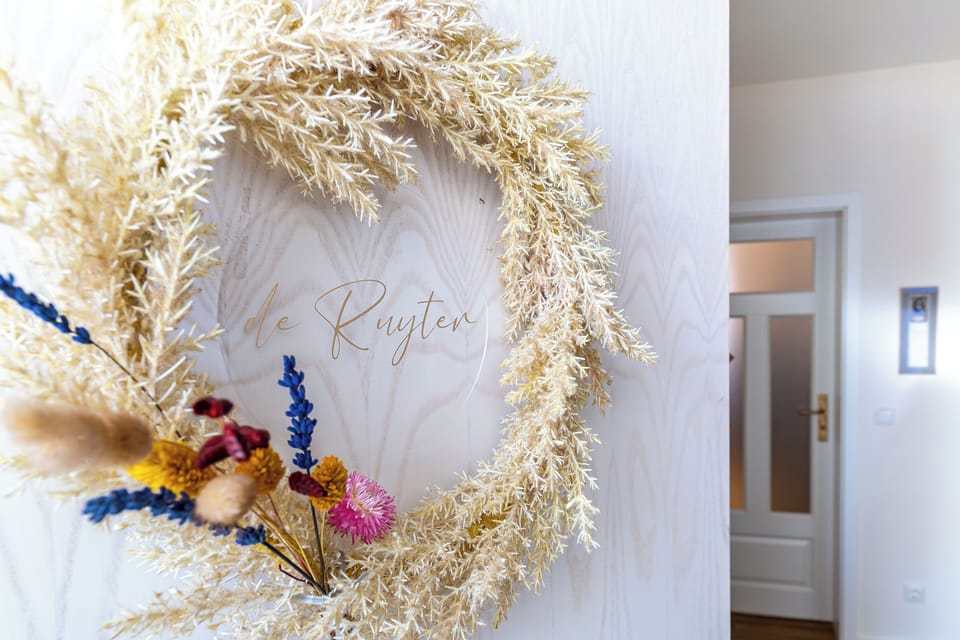 Decorative Wreath of Dried Flowers
