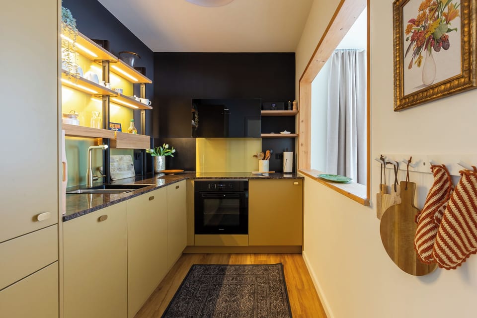 Modern Kitchen with Stylish Cabinets