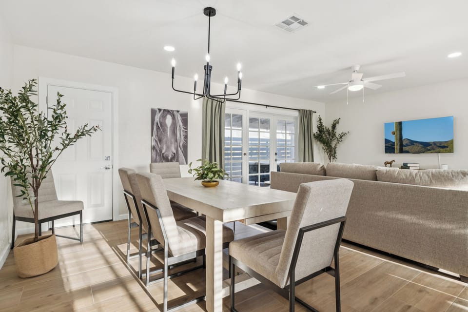 Dine in style while you entertain or watch TV.