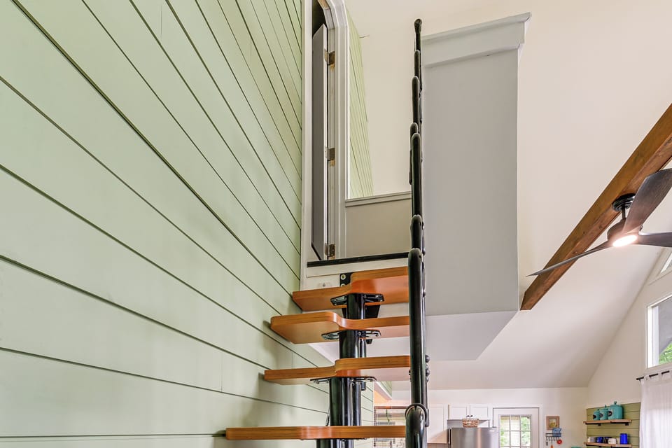 Steep Stairs to 2nd Floor