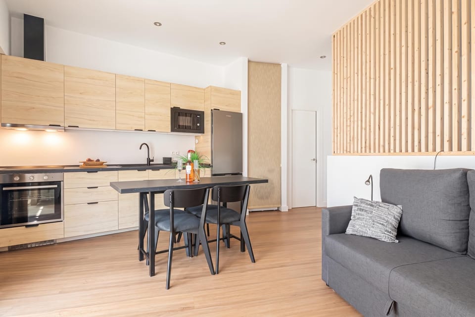 Kitchen and dining area