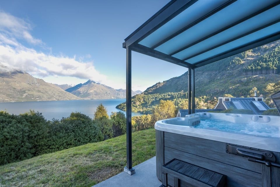 Soak away the day with our luxury two seater spa pool