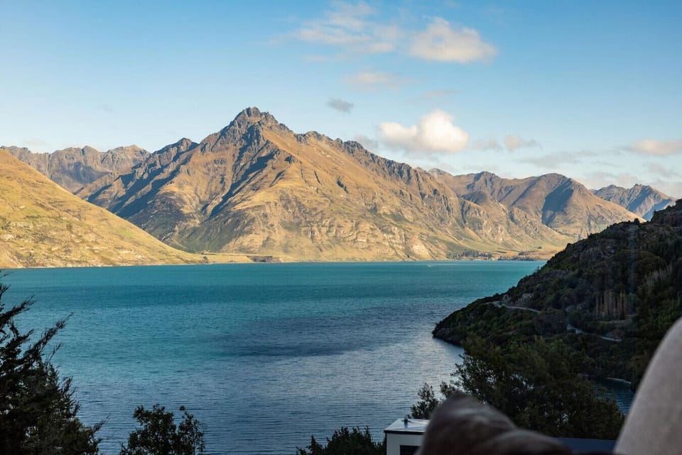 Incredible views over Lake Wakatipu - right from the front door.