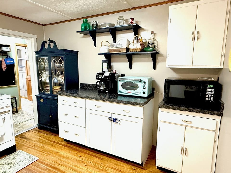 Fully stocked kitchen