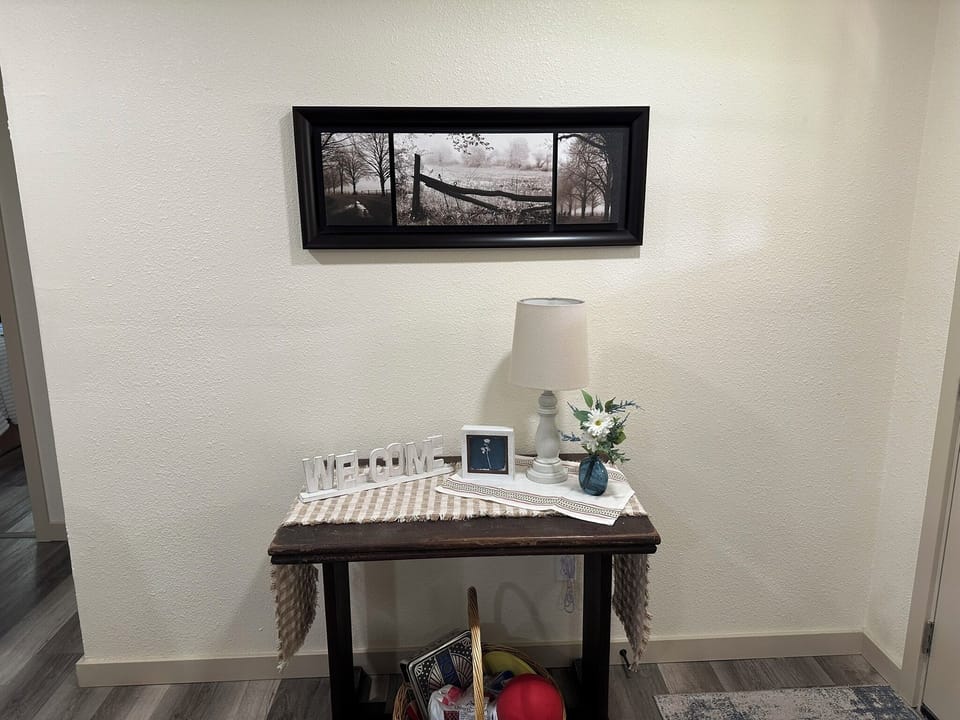 Welcome Guide upon entering.