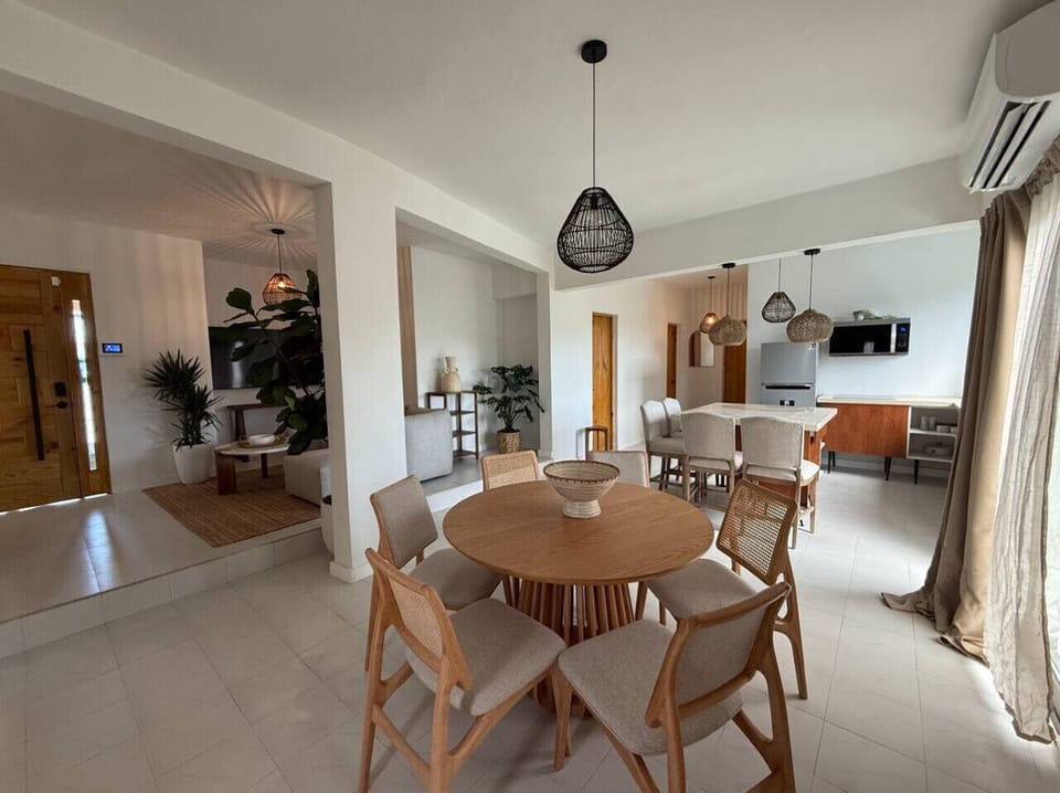 Dining area and kitchen (shared)