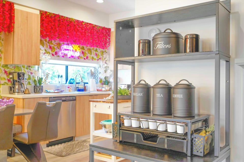 Brew the perfect cup at the complimentary coffee station each morning.