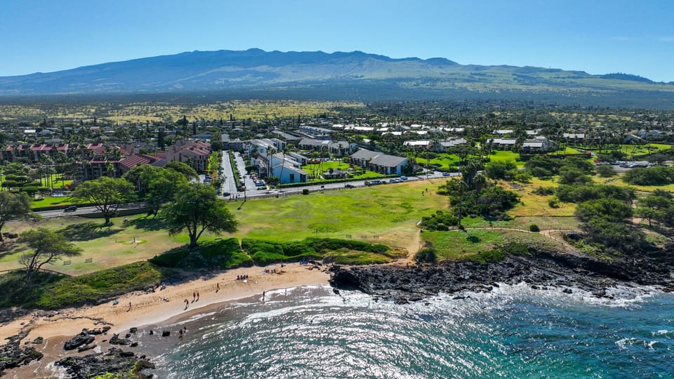 The beach out front.  Spot sea turtles offshore — with epic snorkeling nearby.