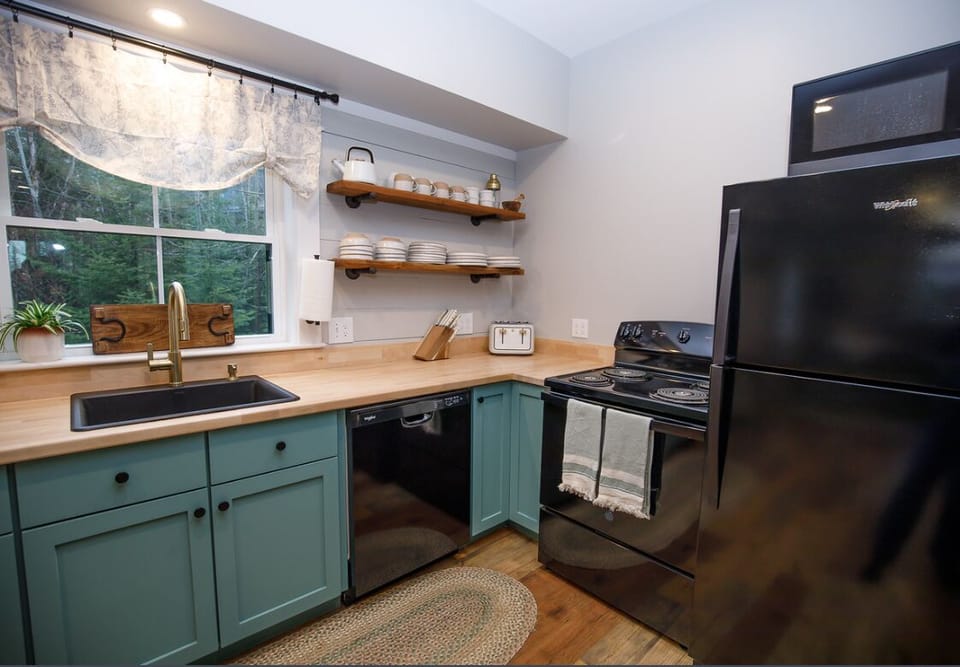 Fully stocked kitchen