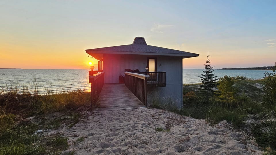 Your front-row seat to Beaver Island sunsets.