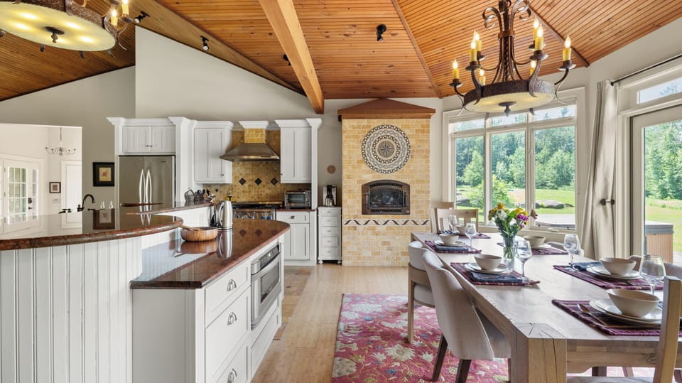 Fully stocked kitchen