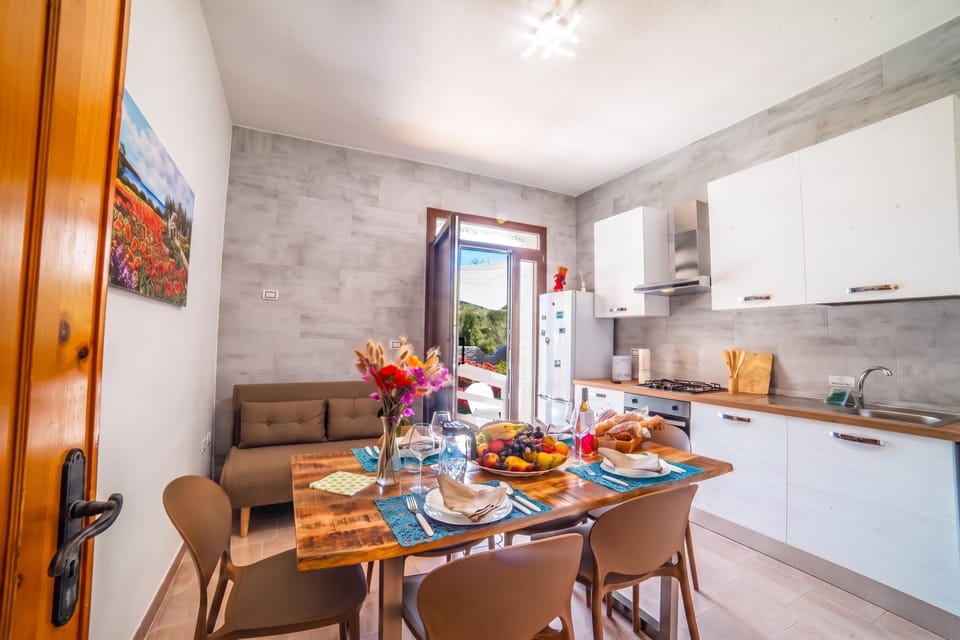 Kitchen and dining area