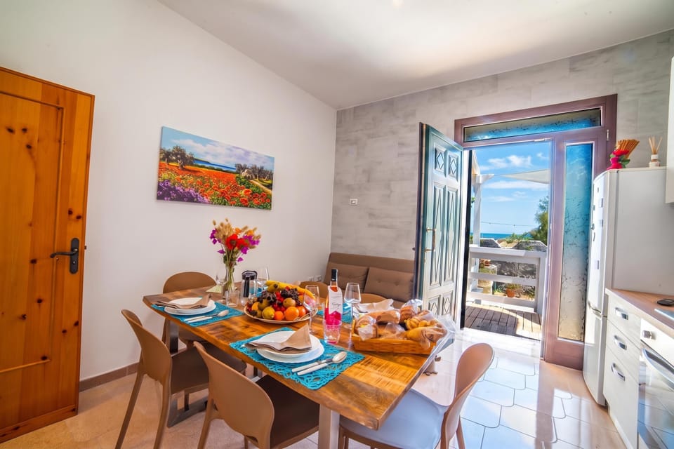 Kitchen and dining area