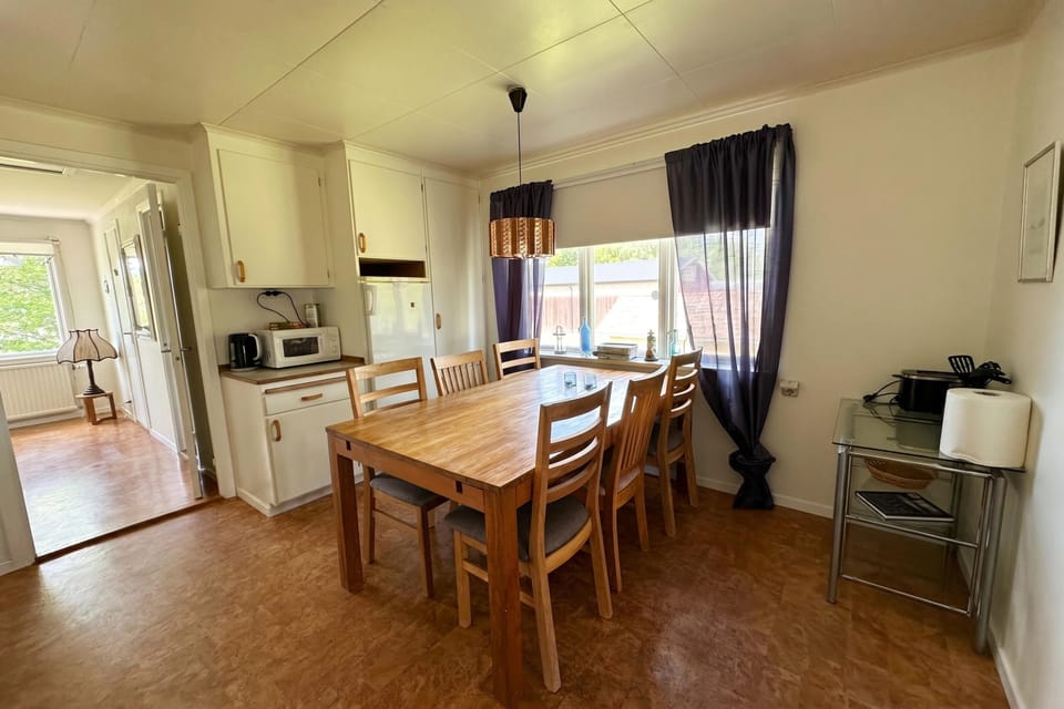 Kitchen and dining area