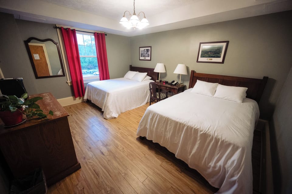 Unwind in crisp linens with space for everyone to sleep.