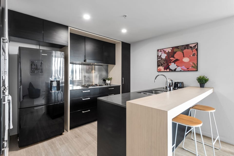 Large Fridge Freezer, Gas cooking, Dishwasher with Smeg appliances...
