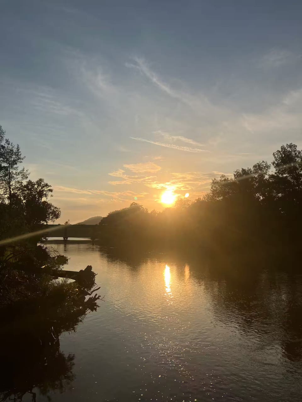 The nearby Barron River at sunrise. Just don’t jump in!    
