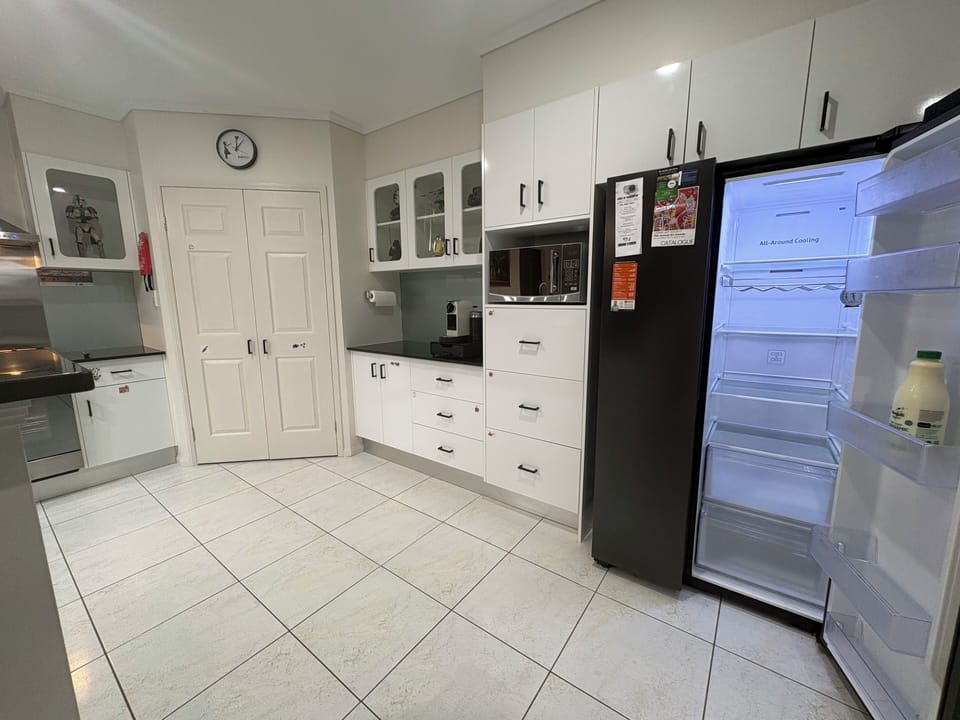 The large refrigerator is all yours to use. 
