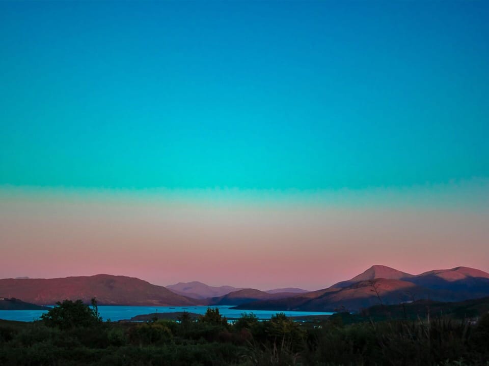 Blue, Mountainous Landforms, Green, Horizon, Natural Landscape, Hill, Ecoregion, Mountain, Highland, Dusk