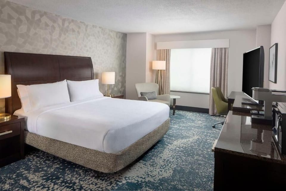 Stretch out comfortably in a spacious room with cozy seating.
