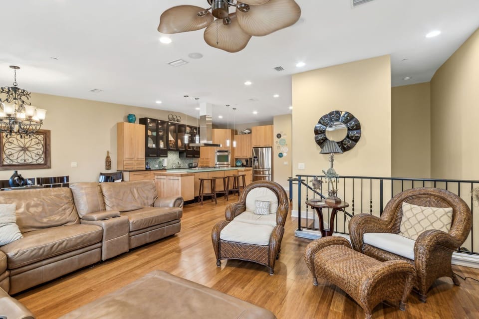 Third Floor - Living Room, Dining Area and Kitchen