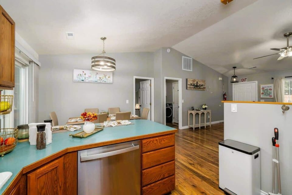 Kitchen with updated appliances
