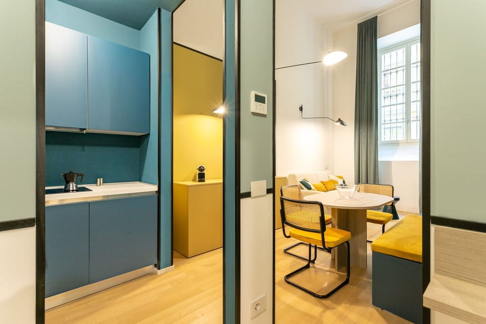 Kitchen, Living Room