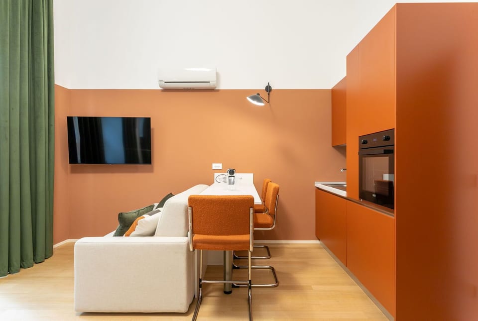 Kitchen, Living Room