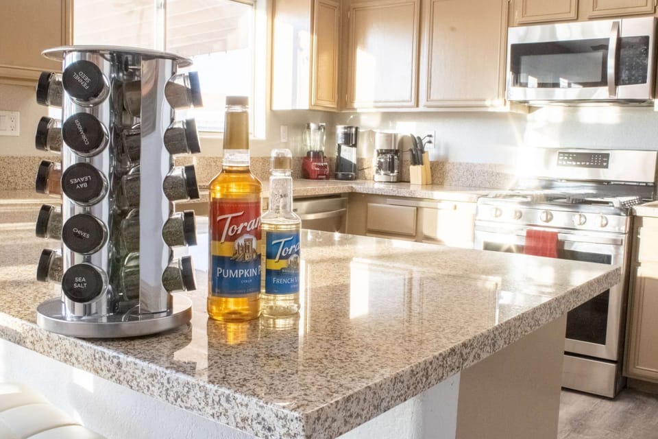 "Granite countertops!"