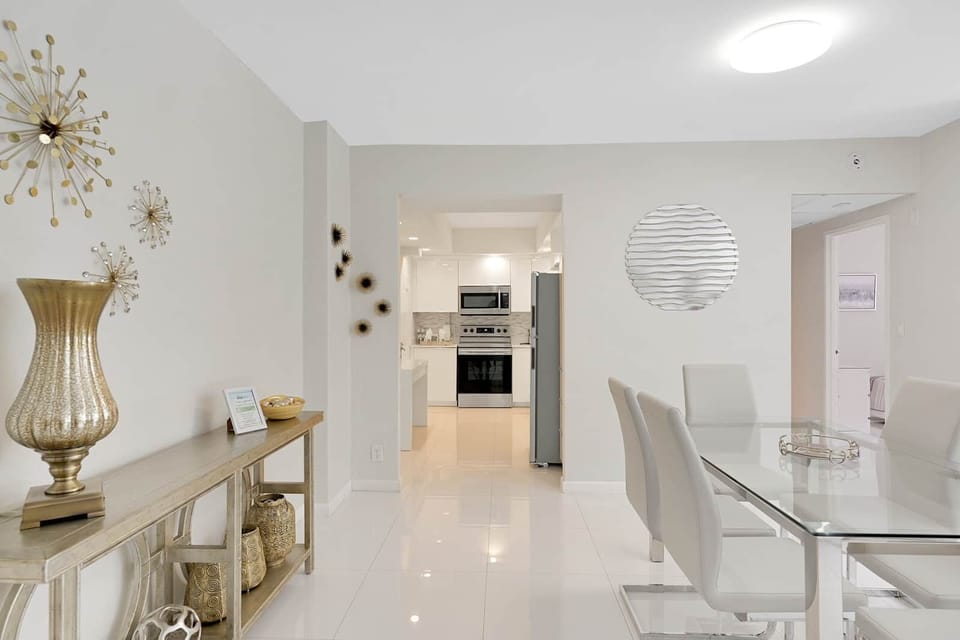 Dining room and kitchen view
