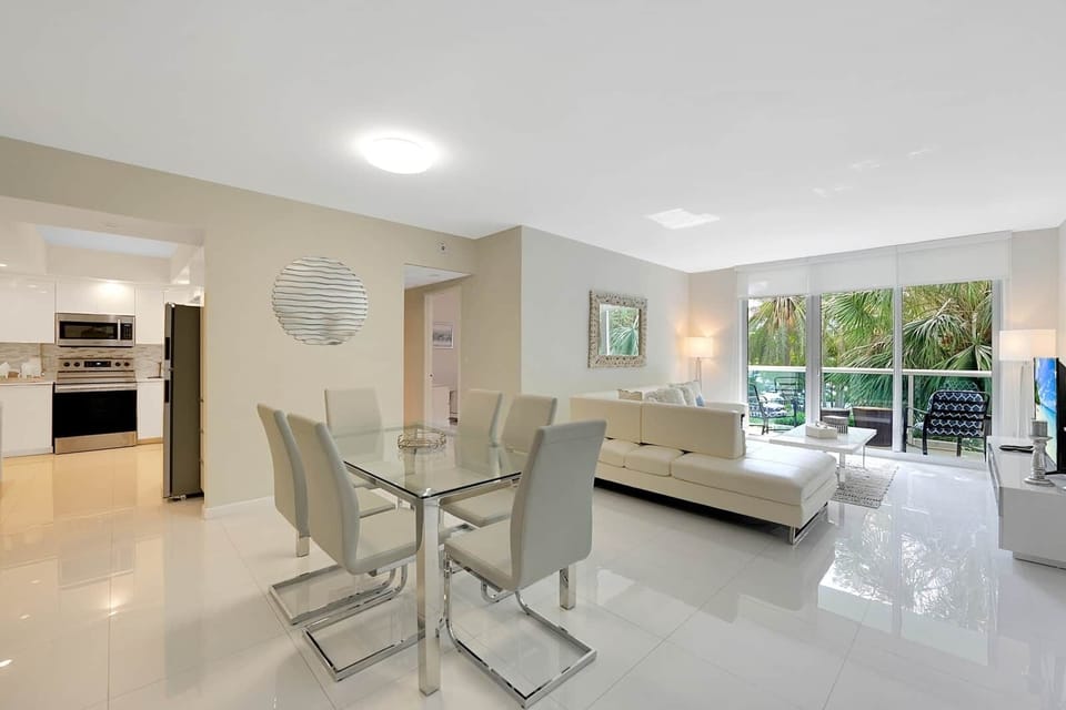 Dining room and living room