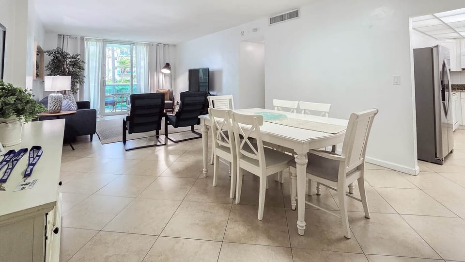 Dining room and living room