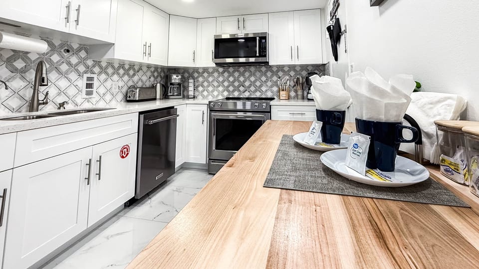 Fully equipped kitchen